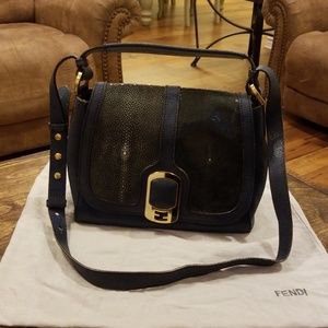 Fendi Anna stingray satchel